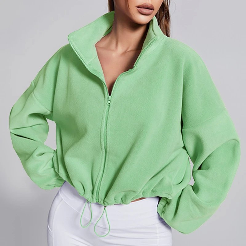 Women's Winter Warm Outdoor Lamb Fleece Sports Coat — hd-88217