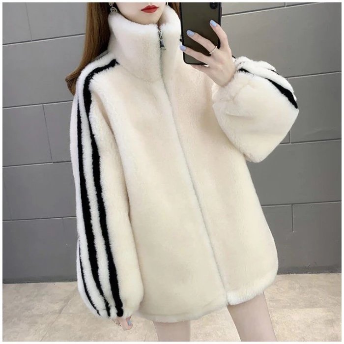 High Quality Winter New Simple Thick Warm Faux Fur — hd-88222