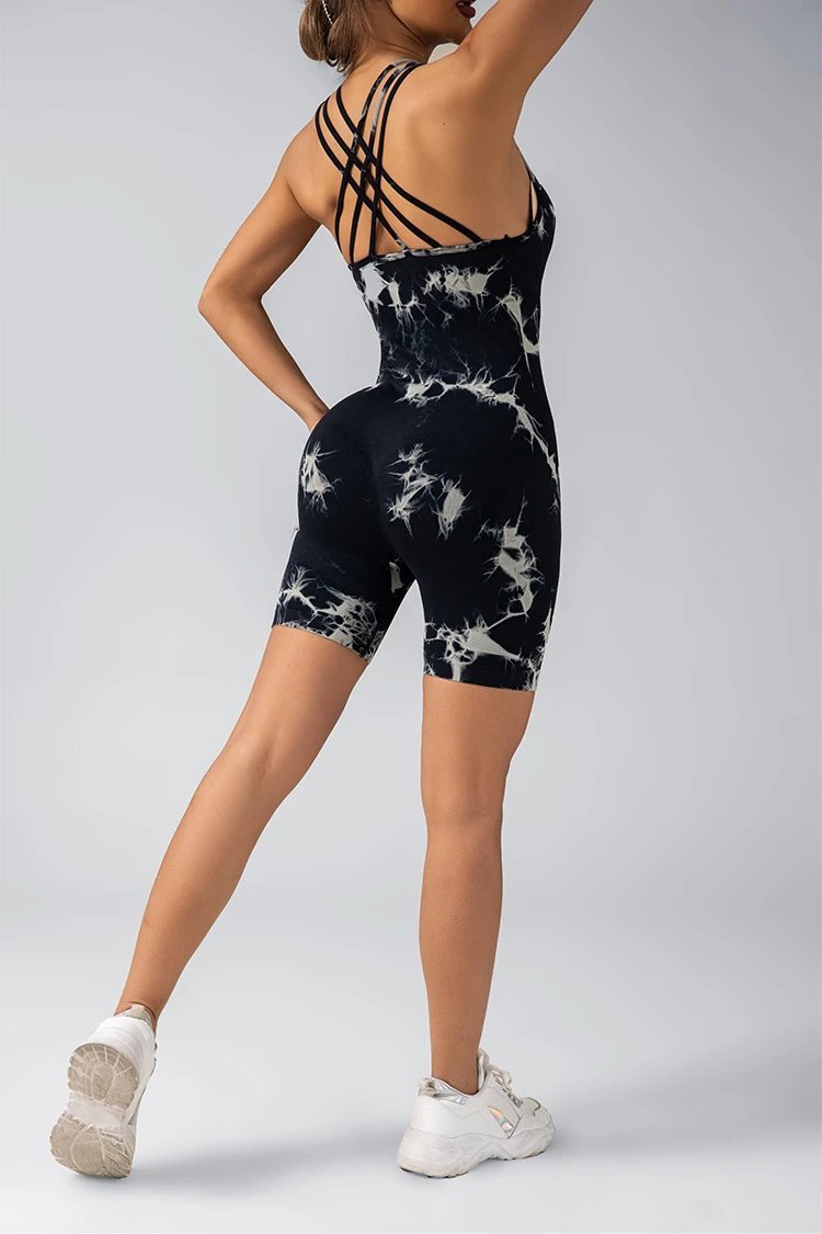 A jumpsuit is a one – piece outfit combining a top and trousers. — O-12022
