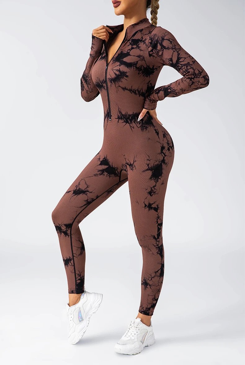 A jumpsuit is a one – piece outfit combining a top and trousers. — O-12032