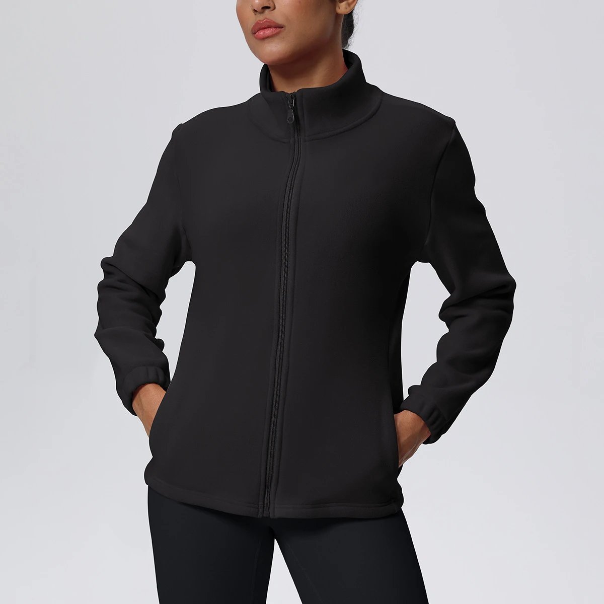 High-Neck Warm Fleece — TOPS-9454