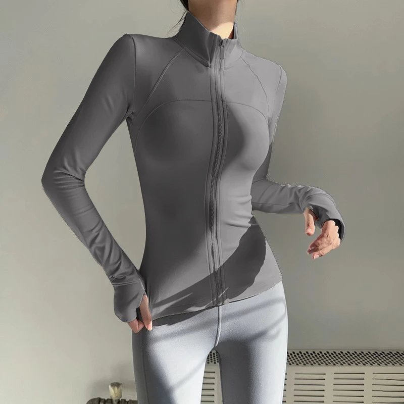 Slim Fit Long-Sleeved Top — TOPS-9455